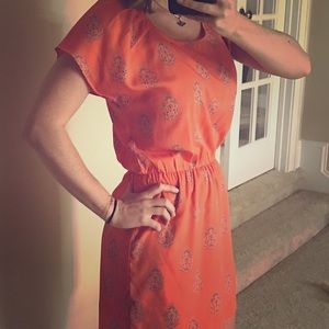 Orange TShirt Dress